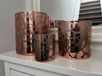 Windlichten nieuw PTMD rosé goud giraffe print, Overige materialen, Overige kleuren, Verzenden, Nieuw