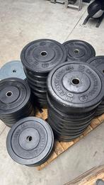 620kg Crossmaxx Bumperplates , Gewichten, Ophalen, Gebruikt, Halterschijven