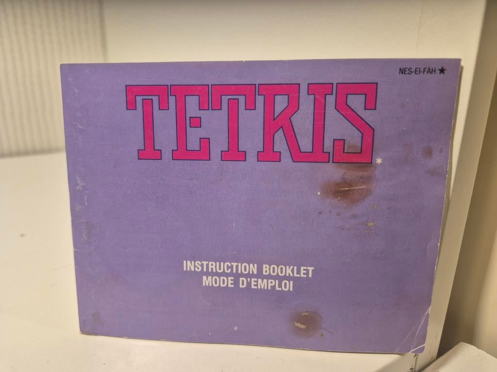 Boekje van Tetris NES EI FAH, Spelcomputers en Games, Games | Nintendo NES, Puzzel en Educatief, 1 speler, Ophalen of Verzenden
