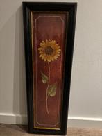 Zonnebloemrood, 80x20, poster, Fabrice De Villeneuve, Antiek en Kunst, Kunst | Schilderijen | Modern, Ophalen