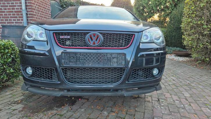 Voorspoiler / Bumperlip Polo 9N3, Auto-onderdelen, Carrosserie en Plaatwerk, Bumper, Volkswagen, Voor, Gebruikt, Ophalen of Verzenden