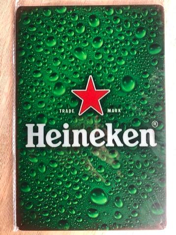 Heineken Metalen Wandborden - 30x20cm beschikbaar voor biedingen