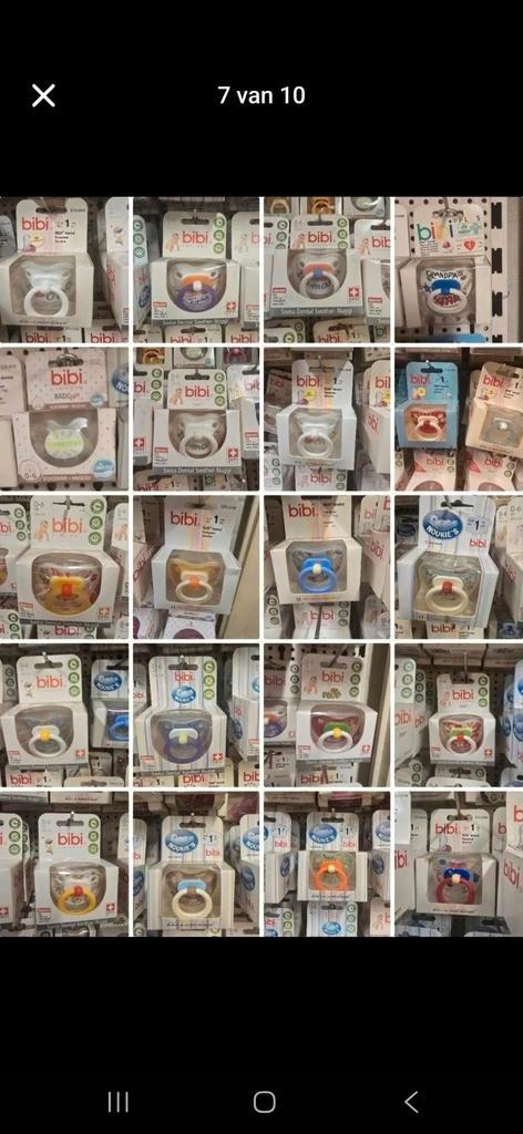 Partij bibi spenen plus minus 200 stuks nieuw, Kinderen en Baby's, Overige Kinderen en Baby's, Nieuw, Ophalen of Verzenden