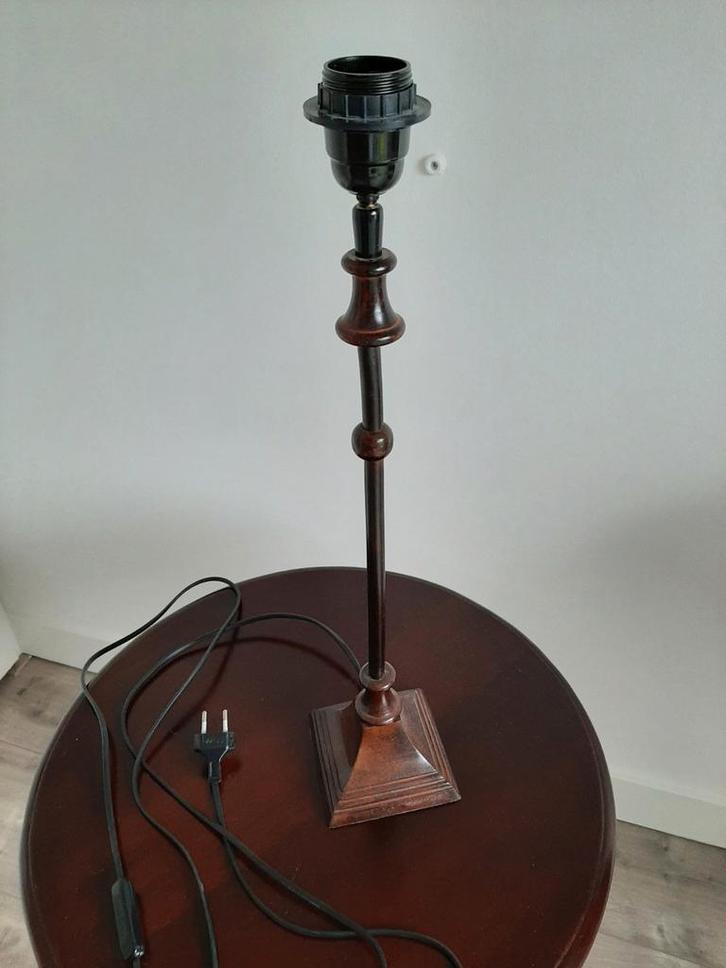 Baroque lampenvoet bruin, Lampenvoet met buigbare kop, Huis en Inrichting, Lampen | Tafellampen, Zo goed als nieuw, Ophalen of Verzenden