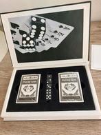 Gezelschapspel met kaarten en dobbelstenen nieuw, Hobby en Vrije tijd, Gezelschapsspellen | Kaartspellen, Ophalen of Verzenden