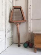 Oud tennis racket met houder, Sport en Fitness, Tennis, Ophalen of Verzenden, Gebruikt, Racket, Overige merken
