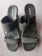 Zwarte sleehak muiltjes - Maat 39 - Nieuw, Kleding | Dames, Schoenen, Ophalen, Zwart, Nieuw, Sandalen of Muiltjes