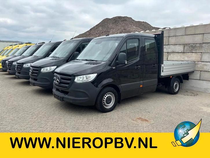 Mercedes-Benz Sprinter 317CDI Dubbelcabine Openlaadbak 3500K, Auto's, Bestelauto's, Bedrijf, Mercedes-Benz, Diesel, Euro 6, Handgeschakeld