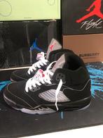 Jordan 5 Metallic - Zwart/Zilver maat 43, Kleding | Heren, Schoenen, Zwart, Ophalen of Verzenden, Sneakers of Gympen, Zo goed als nieuw