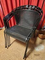 tuinstoel, Ophalen, Zo goed als nieuw, Metaal, Stapelbaar