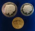 Rijksdaalder en 1 gulden 1980, Postzegels en Munten, Munten | Nederland, Ophalen of Verzenden, Koningin Juliana, 2½ gulden
