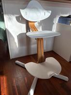 Stokke Nomi Kinderstoel Hout/Wit, Ophalen, Gebruikt, Meegroeistoel, Aanschuifbaar