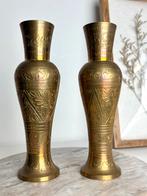 Koperen vazen (prijs ps), Antiek en Kunst, Ophalen of Verzenden