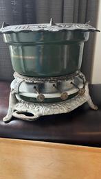 Georg Haller 3 pits petroleum stel, Antiek en Kunst, Antiek | Emaille, Ophalen