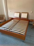 Tweepersoons bedombouw met lattenbodems, Tweepersoons, Ophalen of Verzenden, Zo goed als nieuw, 160 cm