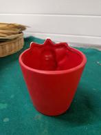 bloempot kerst,aardewerk, Diversen, Kerst, Ophalen of Verzenden, 'T Olde Gre-j, Info@toldegrej.nl, Endepoelstraat 20f Didam