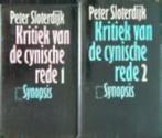 Kritiek van de cynische rede. Delen 1 en 2., Gelezen, Sloterdijk, P, Ophalen of Verzenden, Cultuurfilosofie