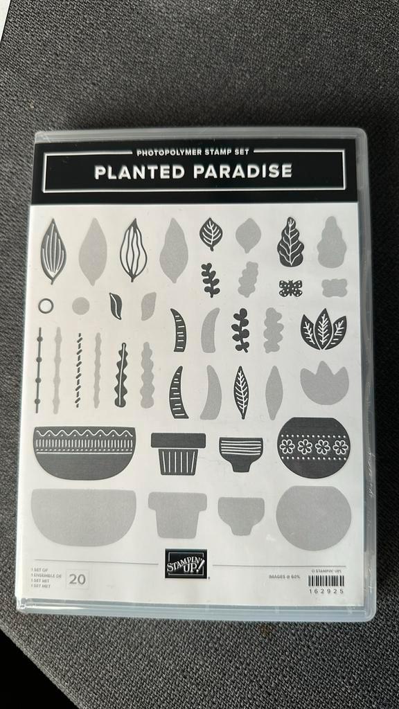 Stampin'Up! Planted Paradise Stempelset, Hobby en Vrije tijd, Stempelen, Zo goed als nieuw, Clearstamp, Ophalen of Verzenden