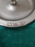 tinnen kandelaar  gemerkt, Huis en Inrichting, Woonaccessoires | Kandelaars en Kaarsen, Ophalen of Verzenden, 'T Olde Gre-j, Info@toldegrej.nl