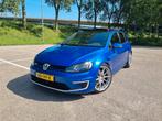 Volkswagen Golf GTE. Leer, schuif/kanteldak, stoelverwarming, Auto's, Zwart, 4 cilinders, Blauw, 1395 cc