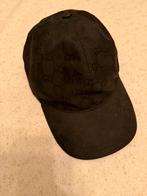 Zwarte Gucci Pet - Maat L (niet verstelbaar)., Ophalen of Verzenden, Zo goed als nieuw, 58 of 59 cm (L, 7¼ of ⅜ inch), Pet