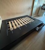 Ikea Nordli bed met 6 lades, Huis en Inrichting, Ophalen, Overige materialen, Modern en strak, Zwart