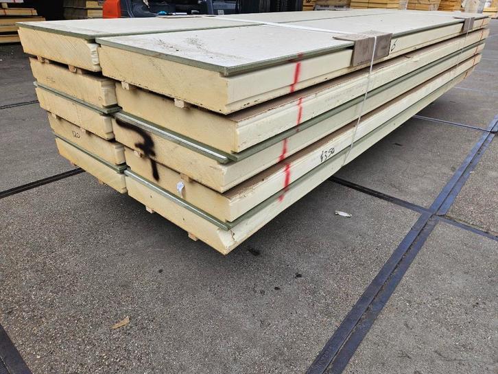 Unilin Zelfdragende dakplaat 140mm, Doe-het-zelf en Verbouw, Isolatie en Afdichting, Zo goed als nieuw, Dakisolatie, Hardschuim (Pir)
