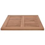 Teakhouten terras tafelblad vierkant 70 x70 cm, 50 tot 100 cm, Nieuw, Vierkant, Teakhout