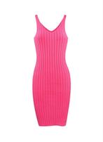 Nieuwe Knitted jurk / Fuchsia / Maat: M, Maat 38/40 (M), Nieuw, Ophalen of Verzenden, Knielengte