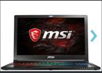 Msi gaming laptop, 16 GB, 15 inch, Qwerty, Gebruikt
