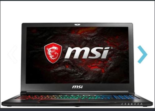 Msi gaming laptop, Computers en Software, Windows Laptops, Gebruikt, 15 inch, 2 tot 3 Ghz, 16 GB, Qwerty, Gaming, Ophalen