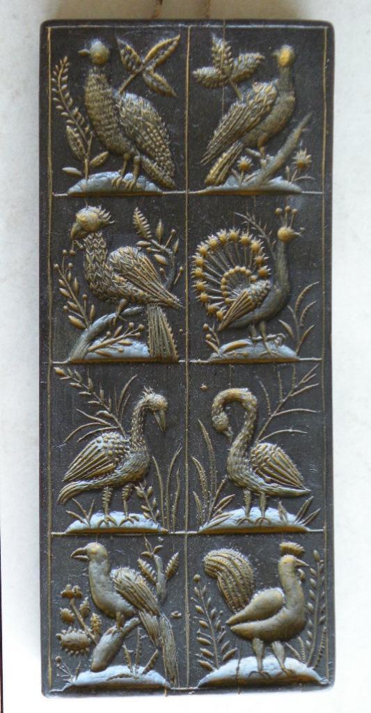 Springerle wax mold, vintage cookie mold, koekjesvorm., Antiek en Kunst, Curiosa en Brocante, Ophalen of Verzenden