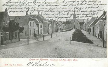 (388-560-023) Fijnaart Voorstraat met Ned. Herv. Kerk beschikbaar voor biedingen