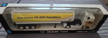 MAN F2000 Tankwagen BP FreeBees 1:43 in Doos beschikbaar voor biedingen