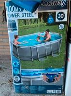 Bestway frame zwembad Power Steel met pomp 305 x 200 x 84 cm, Ophalen, 200 tot 300 cm, Zo goed als nieuw, 200 tot 400 cm