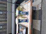 Delfts blauwe vazen en diverse bordjes, Ophalen