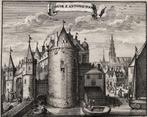 kopergravure 17e eeuw De Waag Amsterdam Nieuwmarkt, Antiek en Kunst, Kunst | Etsen en Gravures, Ophalen of Verzenden