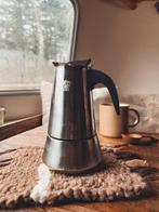 Pezzetti - 4 kops - roestvrijstaal - moka pot, Witgoed en Apparatuur, Koffiezetapparaten, Ophalen of Verzenden, Nieuw, Koffiemachine