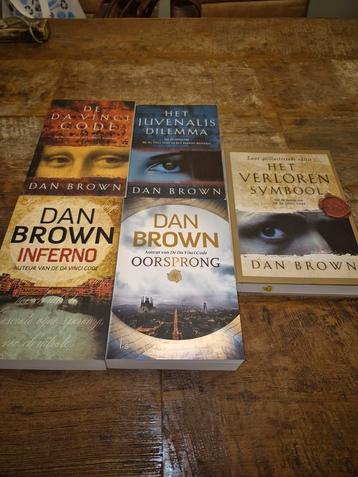 5x Dan Brown beschikbaar voor biedingen