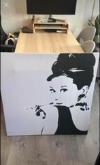 Canvas Schilderij Audrey Hepburn IKEA (90x90 cm), Ophalen