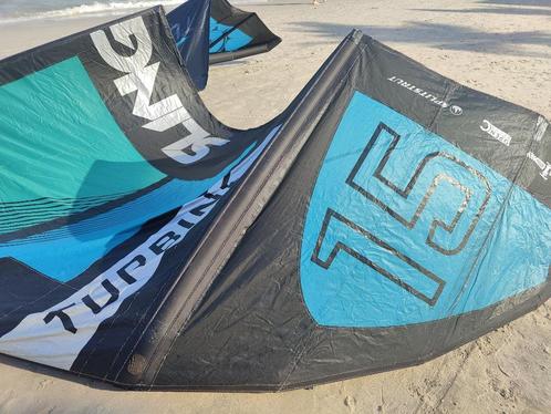 Slingshot Turbine 15m2 (uit 2018) incl bar met 25m lijnen, Watersport en Boten, Kitesurfen, Gebruikt, Kitesurf-set, 15 m², Geen board