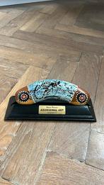 Boomerang handgeschilderd aboriginal art kangaroe australie, Ophalen of Verzenden