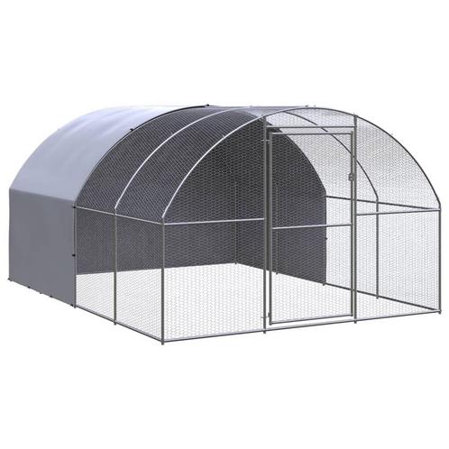 Kippenren 3x4x2 m gegalvaniseerd €299, Dieren en Toebehoren, Pluimvee | Toebehoren, Nieuw, Kippenhok of Kippenren, Ophalen of Verzenden