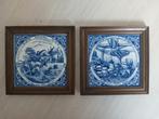 Delftsblauwe Tegels (Boerderij en Botermakerij), Antiek en Kunst, Antiek | Wandborden en Tegels, Ophalen of Verzenden
