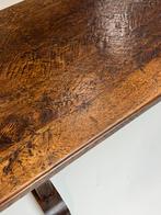 Kloostertafel eettafel eiken landelijk 230cm, Antiek en Kunst, Ophalen