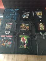 Tshirts metal band rock, Rammstein Metallica iron maiden, Kleding | Heren, T-shirts, Maat 52/54 (L), Ophalen of Verzenden, Zo goed als nieuw