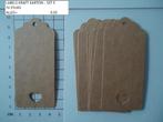 labels craft karton set 10 stuks ( alleen verzenden, Ophalen, Nieuw, Versiering of Embellishment, Overige merken