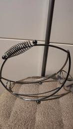 Stijlvolle wijnfles houder, Huis en Inrichting, Ophalen of Verzenden, Zo goed als nieuw, Minder dan 5 flessen, Metaal