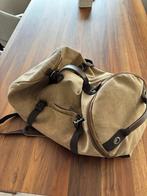 Motor rugzak/buddyseat 35L canvas bruin met spanband, Overige merken, 40 cm of meer, Nieuw, Ophalen of Verzenden