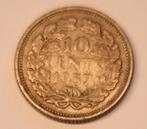 Zilveren dubbeltje 10 cent uit 1937, Postzegels en Munten, Munten | Nederland, Zilver, Ophalen of Verzenden, 10 cent, Koningin Wilhelmina